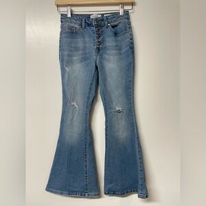 Jessica Simpson Lulu ultra flare jeans size 10 years